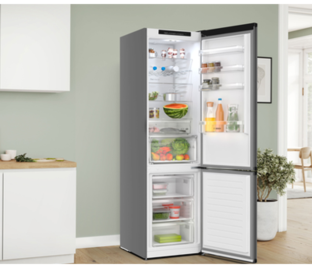 Lodówka Bosch KGN39OCAF PerfectFit No Frost 203cm Ciemny Inox Klasa A 29dB 363L - 1343494 - zdjęcie 8